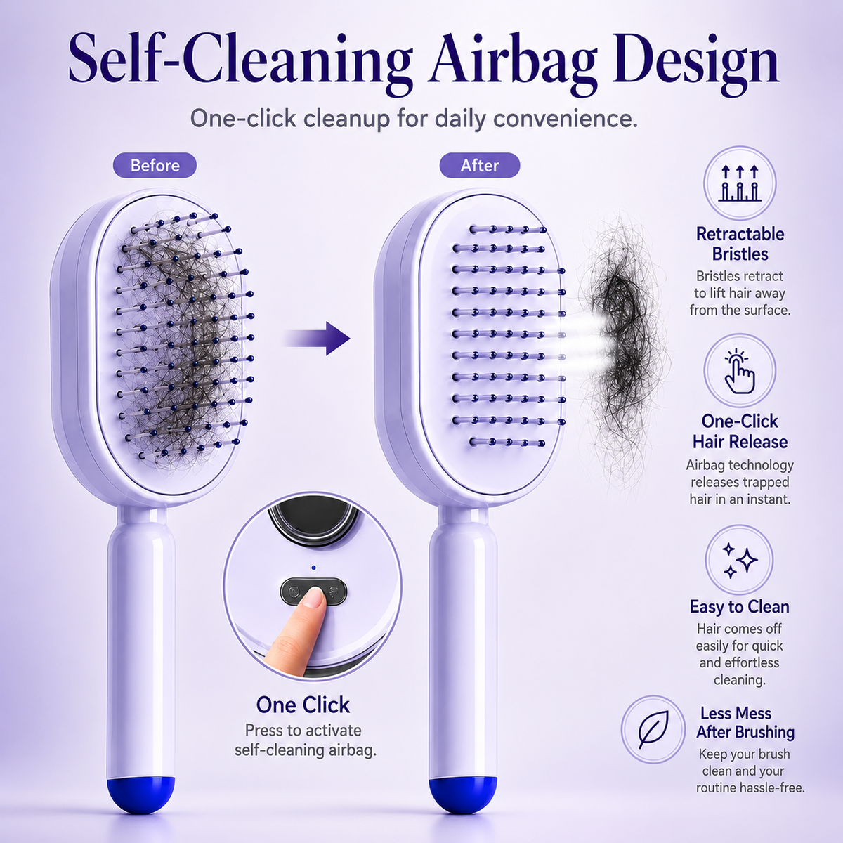3-in-1 Electric Spray Massage & Self-Cleaning Brush